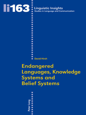 cover image of Endangered Languages, Knowledge Systems and Belief Systems